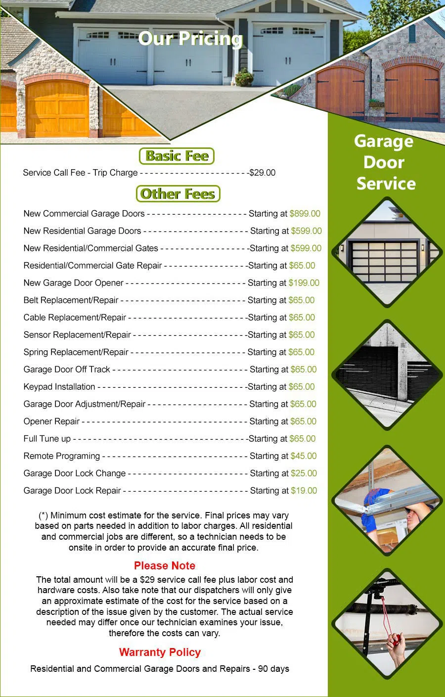 Interstate Garage Door Service Orange, CA 714-589-2328